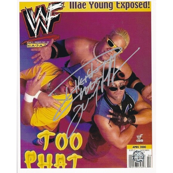Other - Rikishi Signed 8x10 Photo w COA WWF WWE MAGAZINE TOO COOL COVER PHOTO PRINT